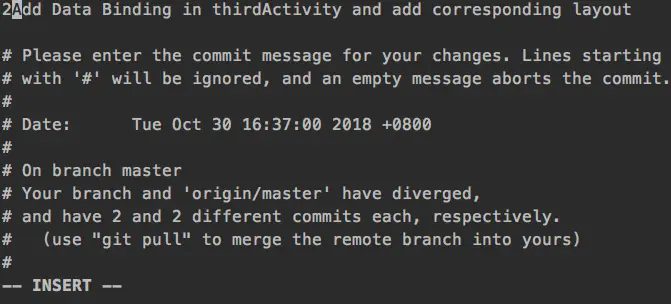 修改最后一次commit的描述