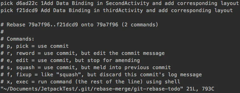 修改之前某次commit的描述1