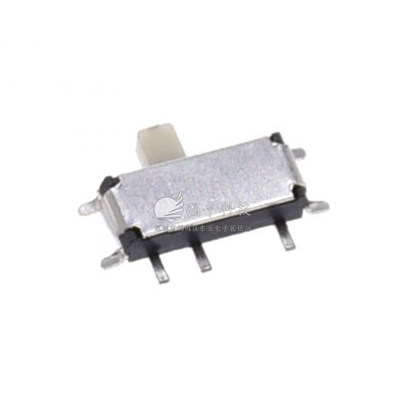 拨动开关  七脚拨动 MSK-12C02 两档拨动开关 卧式贴片 黑白奶黄柄