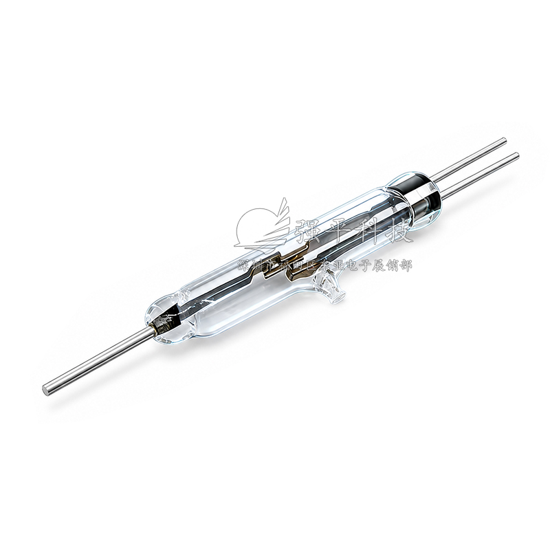 干簧管 8x50mm三脚 常开常闭转换型 白管银脚国产 磁控开关
