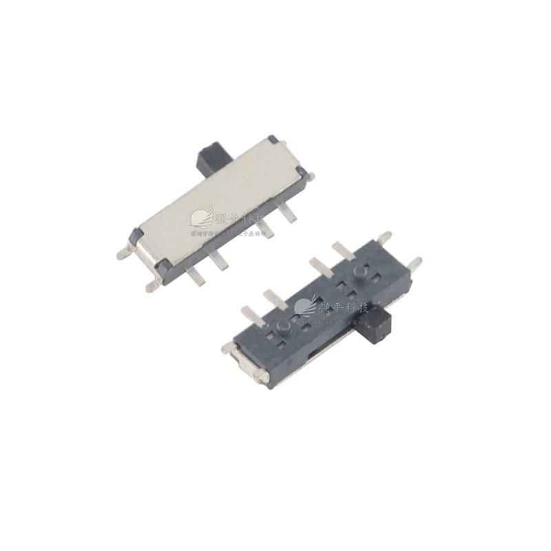 拨动开关 MSK-13C02八脚拨动开关 贴片卧式 三档侧拨微型滑动 黑柄白柄