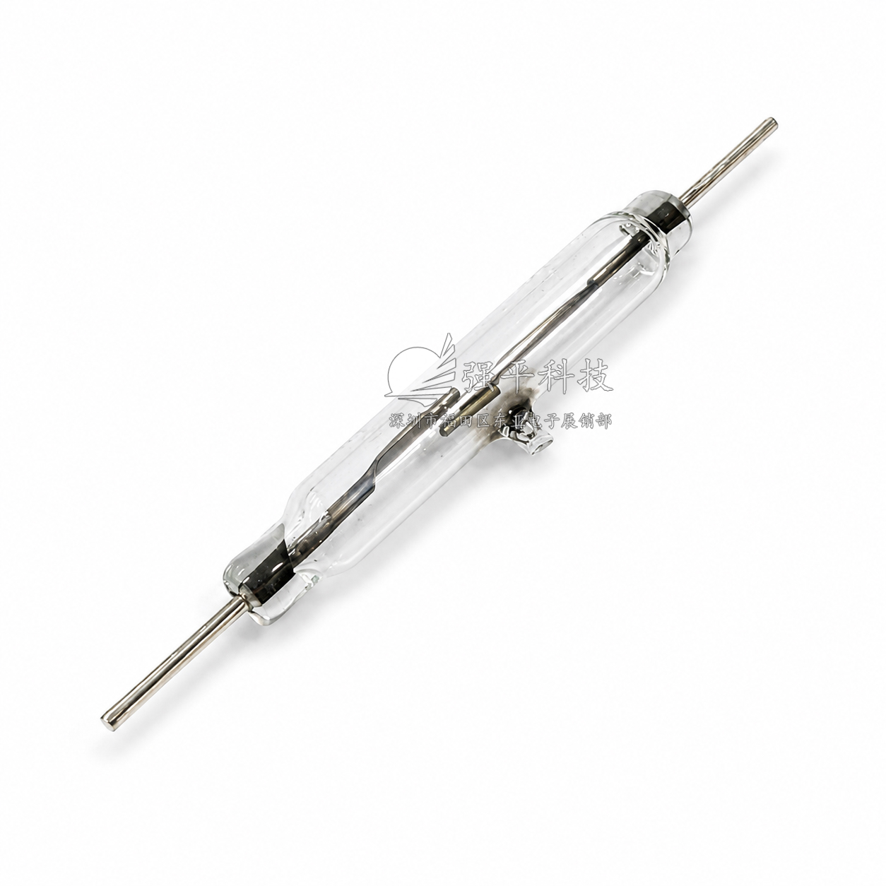 干簧管 8x50mm 两脚常开型 白管银脚国产 大功率磁控开关