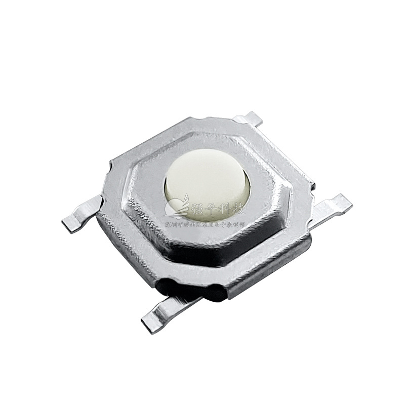 轻触开关 4x4x1.5mm 四脚白头不防水贴片