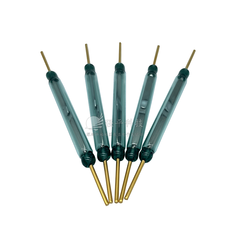 干簧管 5x50mm 俄罗斯原装进口 常开金脚磁控开关