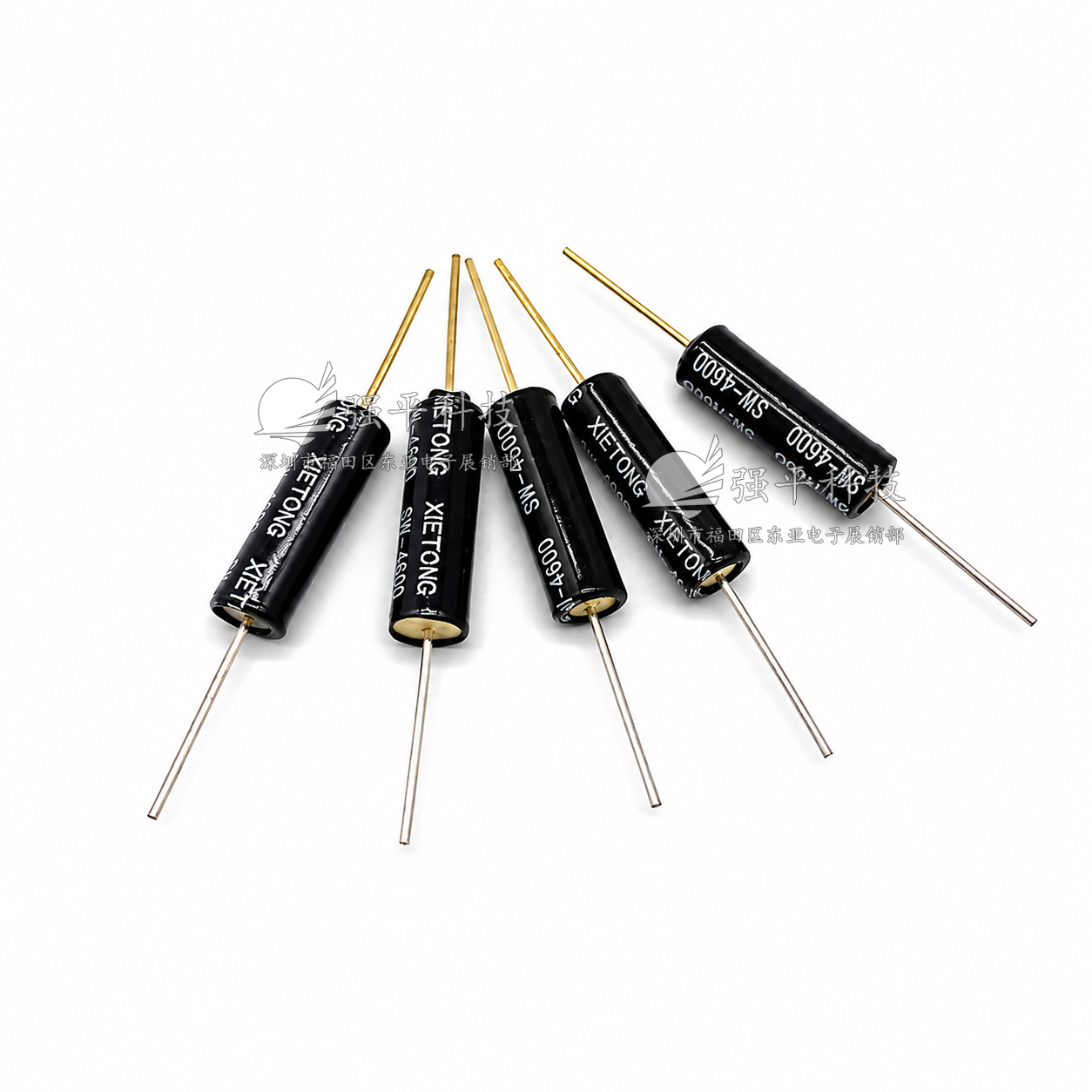 滚珠开关 SW-460D双珠 15mm长 高灵敏摇珠晃动角度倾斜倾倒开关传感器