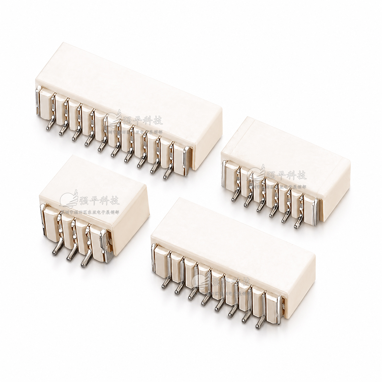 接插件 1.0间距卧式贴片SMT连接器针座公母座端子耐温 2-8pin