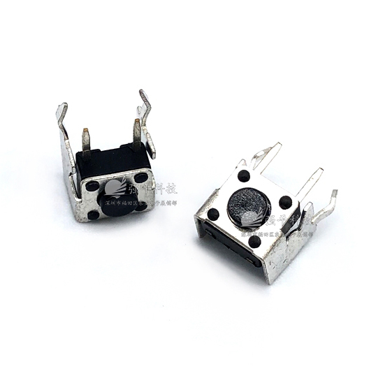 轻触开关 6x6x4.3/5mm 侧按带支架