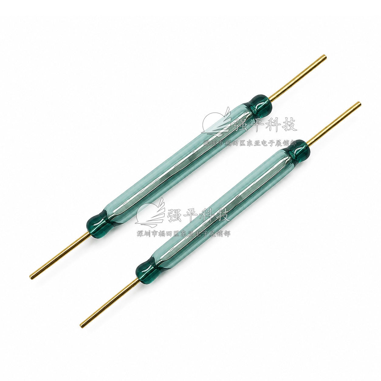 干簧管 5x50mm 俄罗斯原装进口MKA50202 大功率5A 250W 常开金脚磁控开关 5*50MM长