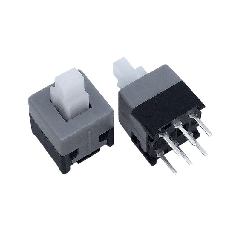 自锁无锁开关 8.5x8.5mm 双排六脚