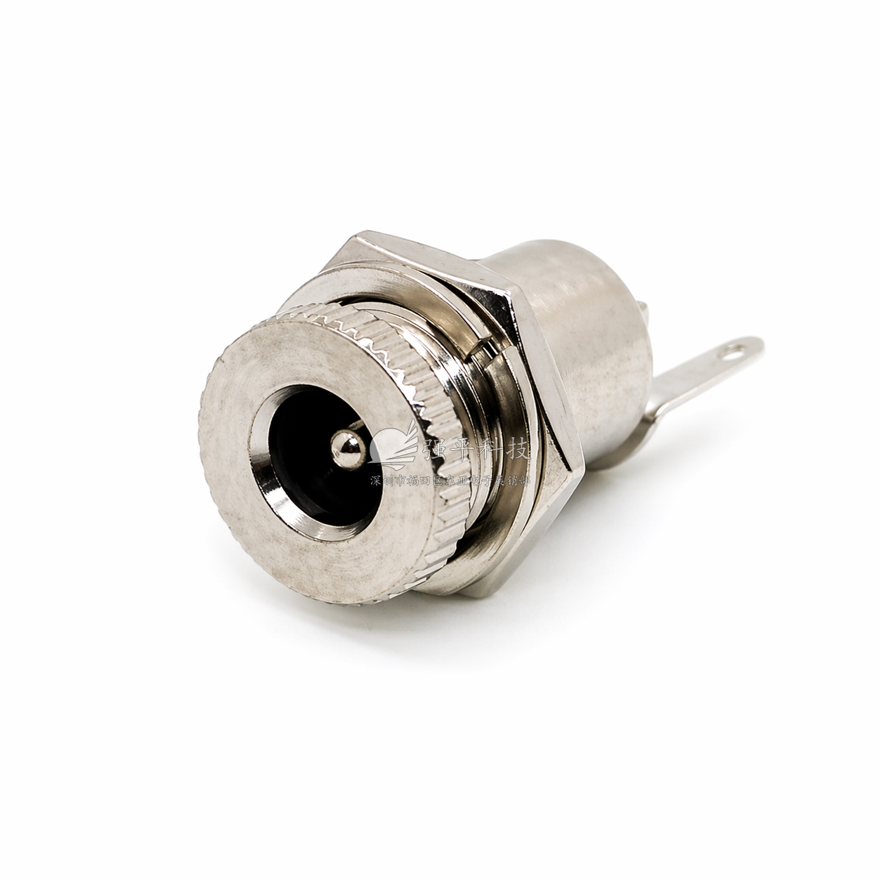 电源插座 DC099 金属公头母座大电流10a带线 5.5*2.1 开孔11mm