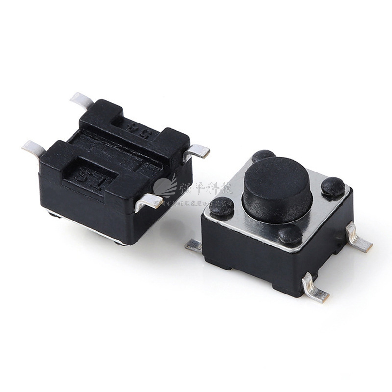 轻触开关 6x6x4.3mm 四脚贴片(H:4.3~12.5)