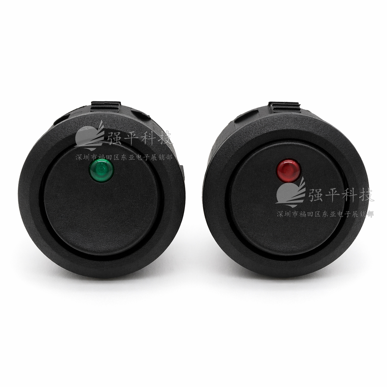 船型开关 KCD1 翘板开关3脚2档圆形猫眼带灯上圆下方12V20A 规格书 5