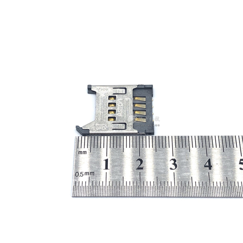 卡座 SIM-KLB-10  卡槽SIM内存卡座 铜端子 LCP耐高温胶体 规格书 3