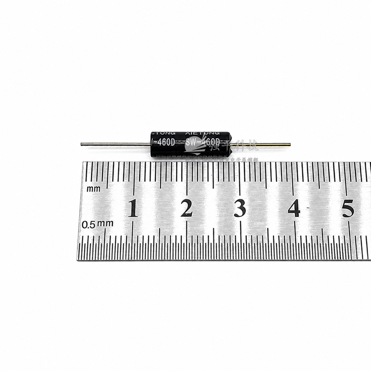 滚珠开关 SW-460D双珠 15mm长 高灵敏摇珠晃动角度倾斜倾倒开关传感器 规格书 5