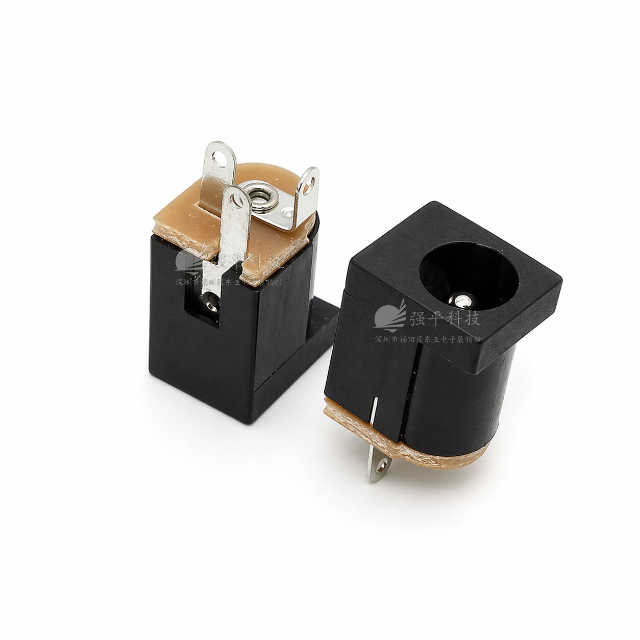 电源插座 DC-012母座 5.5mm*2.1*2.5 立式180度三脚 规格书 3