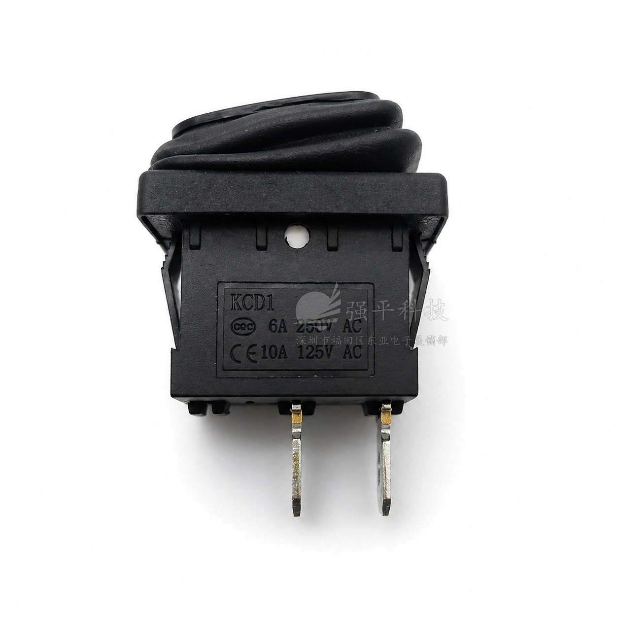 船型开关 KCD1 防水防油防尘 2脚2档 6A250V 10A125V 翘板开关 规格书 6