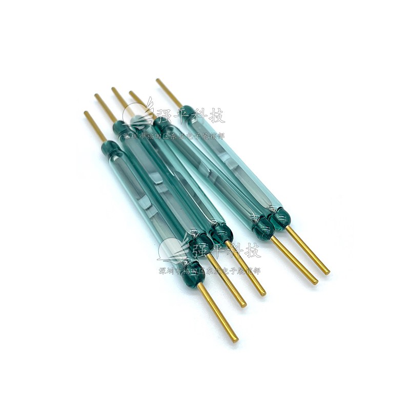 干簧管 5x50mm 俄罗斯原装进口MKA50202 大功率5A 250W 常开金脚磁控开关 5*50MM长 规格书 5