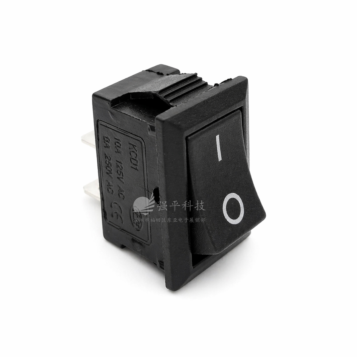 船型开关 KCD1-101翘板开关 15*21mm 黑白2脚2档 6A250V10A125V 规格书 5