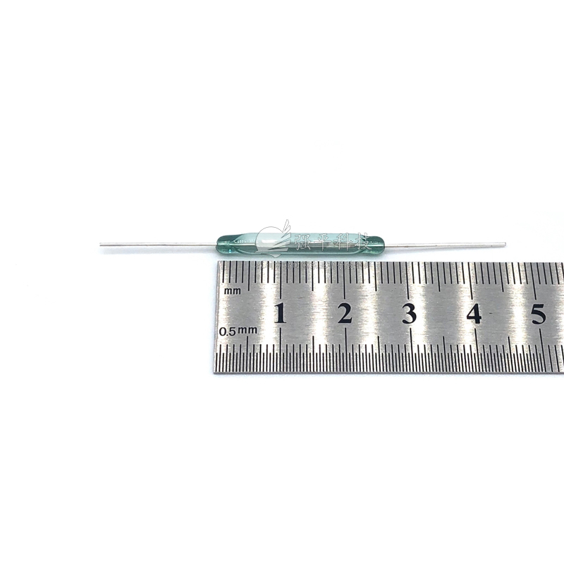 干簧管 4x28mm 两脚常开绿管银脚磁控开关 规格书 3