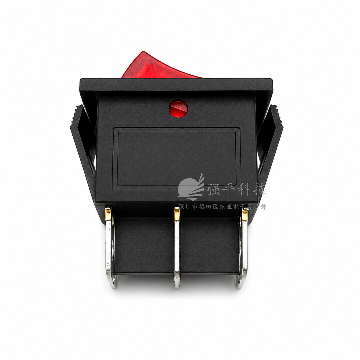 船型开关 KCD4 六脚三档带灯 16A250V 20A125V 31x25mm 大电流 规格书 6