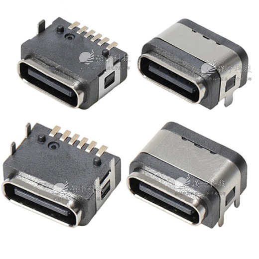 USB连接器 type-c2p母座立式/卧式插板简易插座直插180度/90度 插座 规格书 1