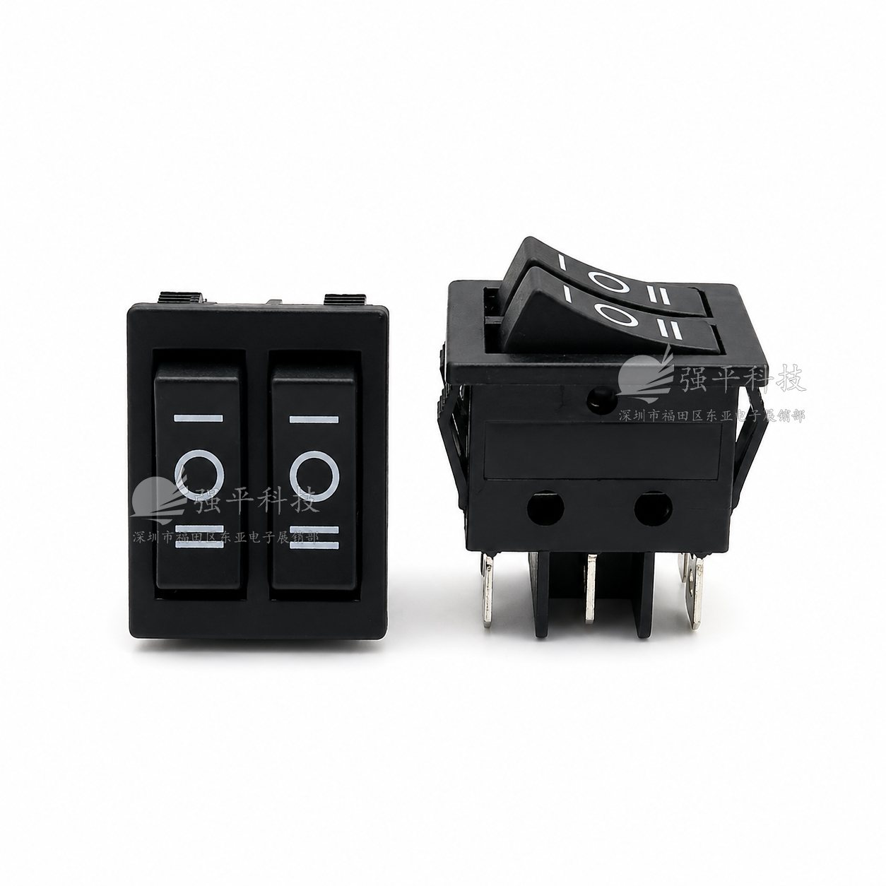 船型开关 KCD6双联 6脚3档 16A250V 电暖器电饼铛 翘板开关 规格书 4