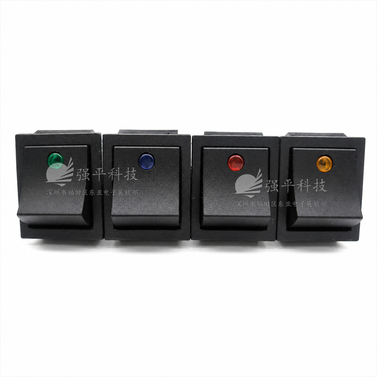 船型开关 KCD4带灯猫眼 4脚2档 25x31MM 电源翘板开关按钮 规格书 4