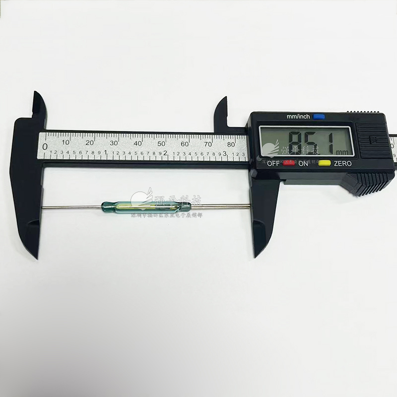 干簧管 5x36mm三脚常闭 绿管银脚磁控开关 电流达3A 规格书 1