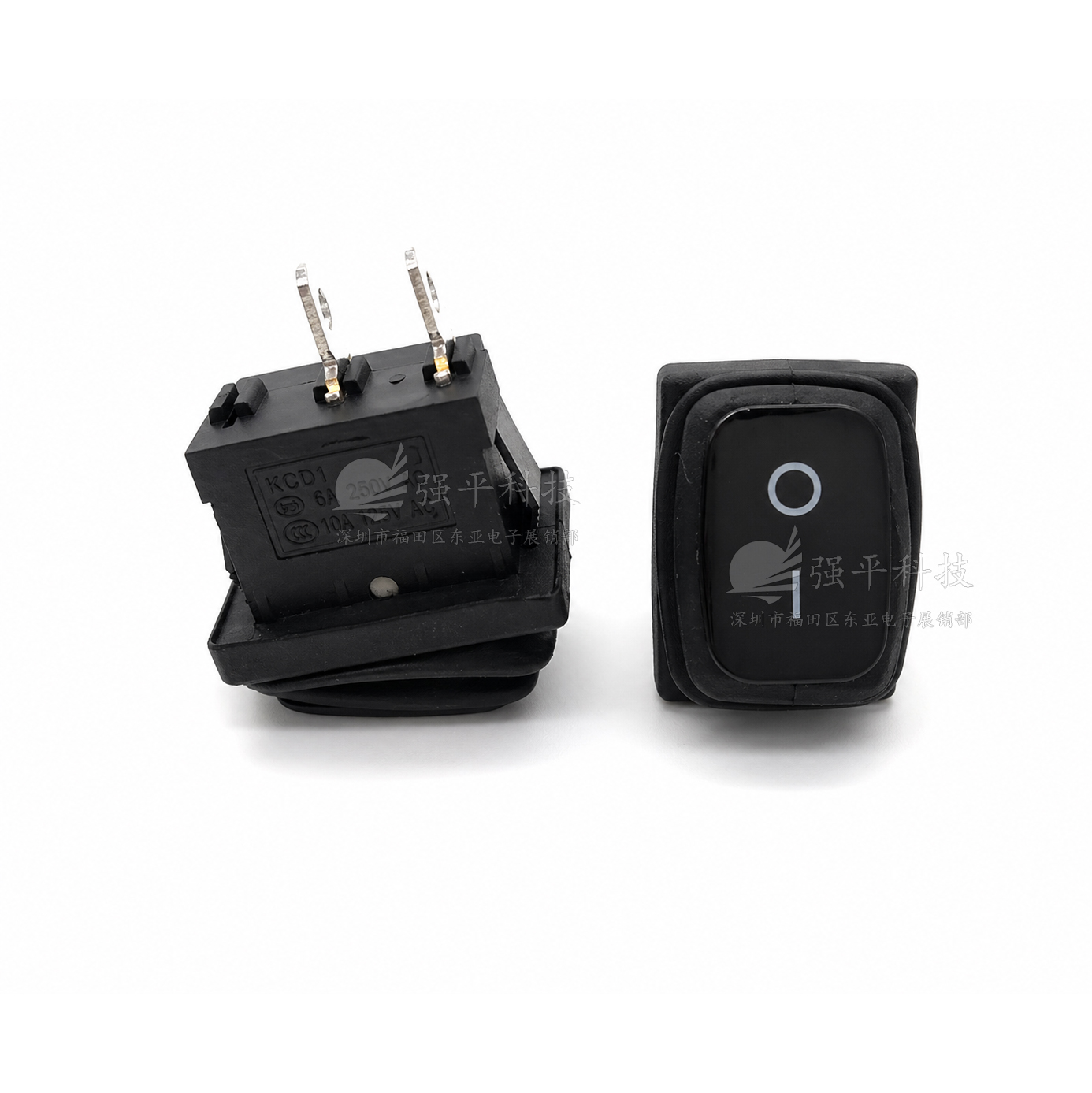 船型开关 KCD1 防水防油防尘 2脚2档 6A250V 10A125V 翘板开关 规格书 4