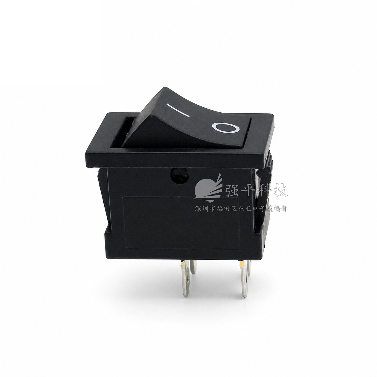 船型开关 KCD1 4脚2档黑色 6A250V 10A125V 15x21mm 翘板开关 规格书 3
