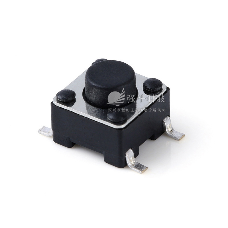 轻触开关 6*6 四脚贴片 电磁炉微动按键按钮6X6X4.3/5/6/7/8/9/10mm (H:4.3~12.5) 规格书 3