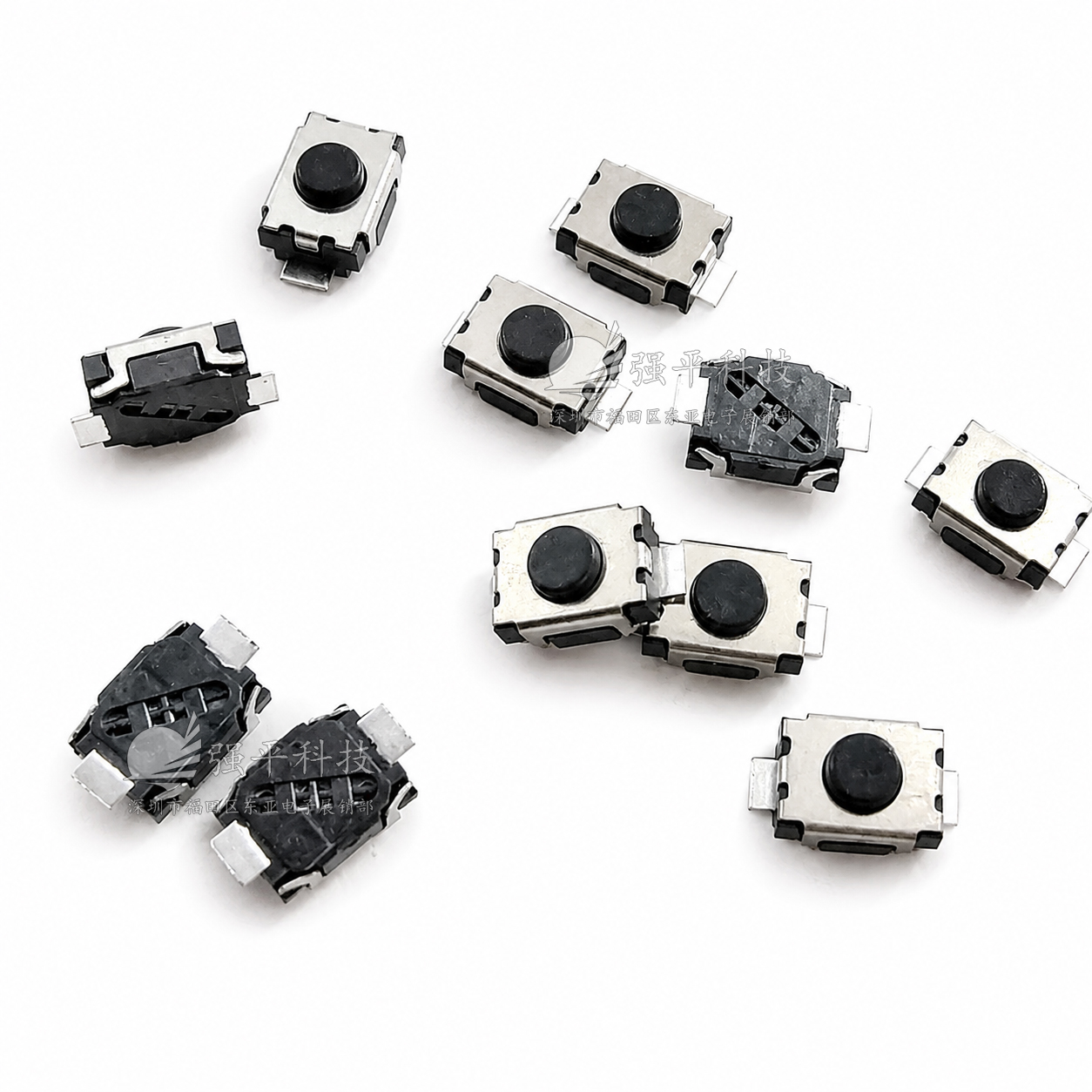 轻触开关 3x4x2.0mm 贴片两脚微型微动按键2脚3*4*2小龟开关 规格书 6