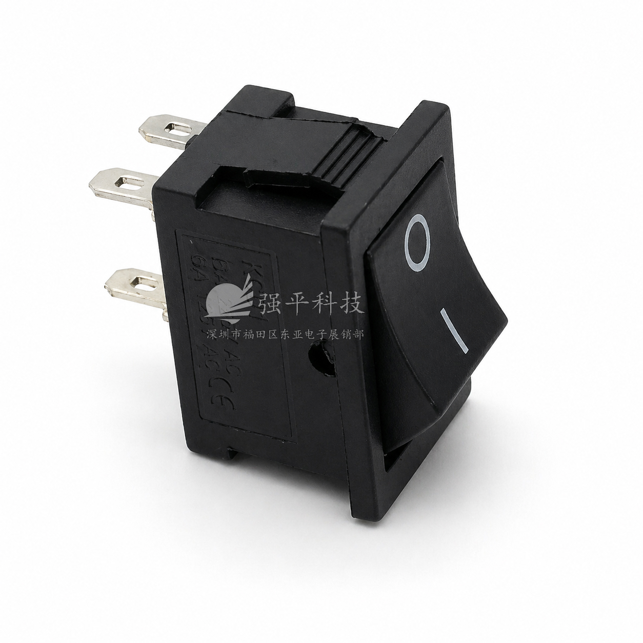 船型开关 KCD1 4脚2档黑色 6A250V 10A125V 15x21mm 翘板开关 规格书 5