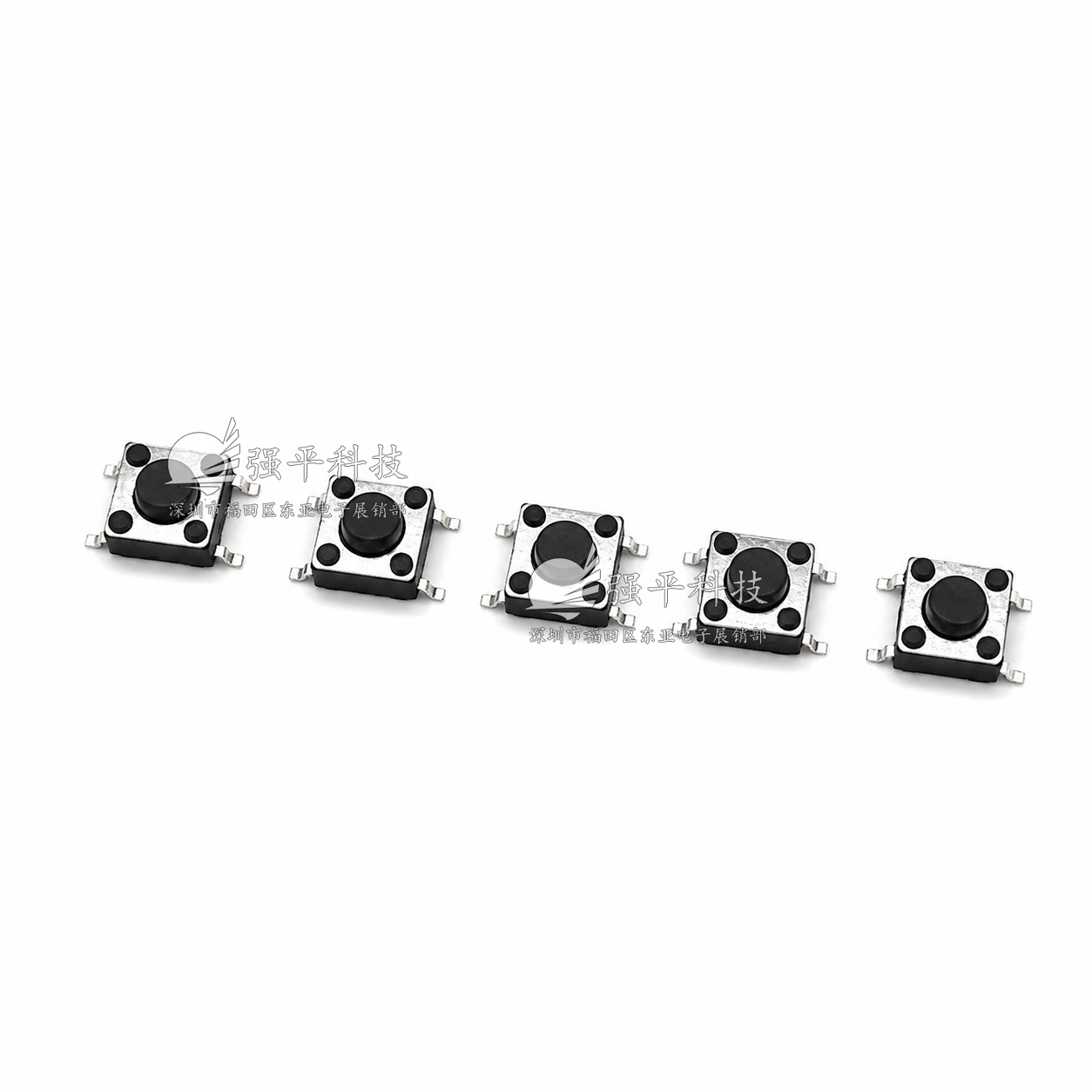 轻触开关 6*6 四脚贴片 电磁炉微动按键按钮6X6X4.3/5/6/7/8/9/10mm (H:4.3~12.5) 规格书 6